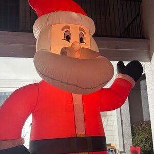 Giant Red Inflatable 9ft Santa Holiday Decoration